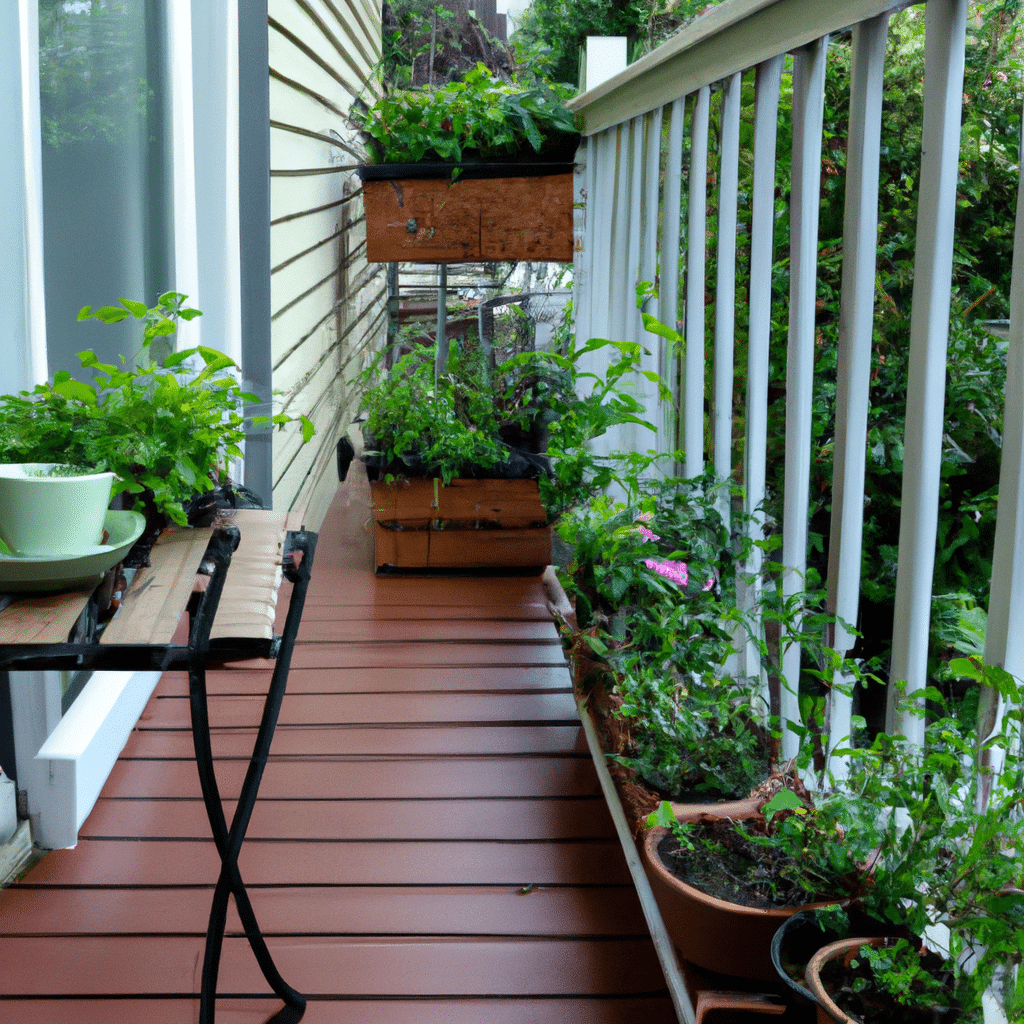 Transform Your Tiny Balcony into a Beautiful Herb Garden in Just a Few Steps!